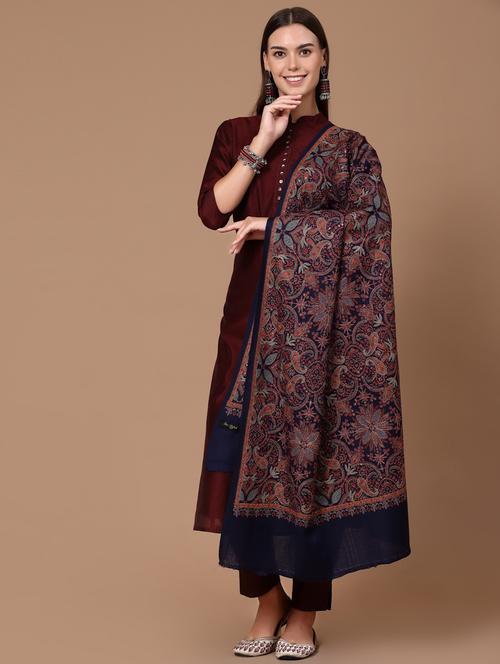 women's embroidered shawl - 20450684 - Very Small Image - 1