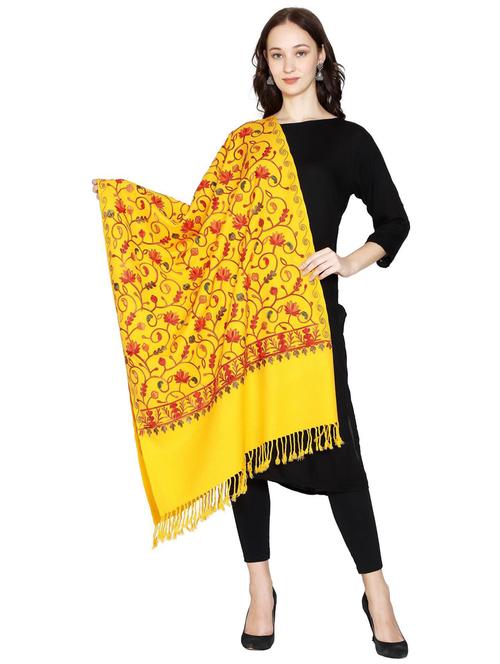 women's embroidered shawl - 20450694 - Very Small Image - 1