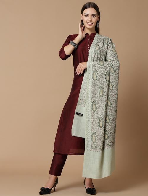 women's embroidered shawl - 20450734 - Very Small Image - 1