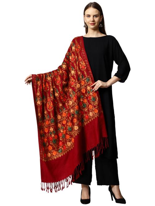 women's embroidered shawl - 20450849 - Very Small Image - 1