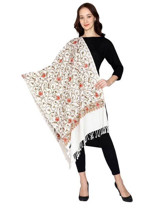 women's embroidered shawl - 20450901 - Very Small Image - 1