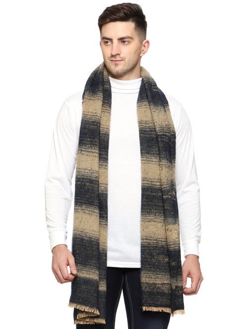 men multi colored acrylic muffler - 20451094 - Very Small Image - 1