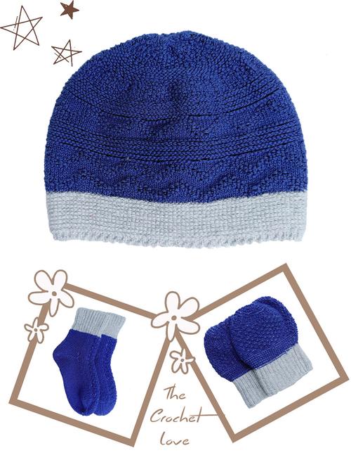 bharatasya kids beanie with socks & mitten - 20451238 - Very Small Image - 1
