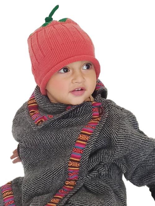 bharatasya kids color block beanie - 20451243 - Very Small Image - 1