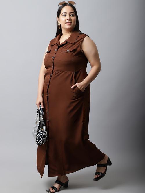 solids a-line dress - 20455382 - Very Small Image - 1