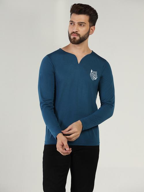 v-neck solid regular t-shirt - 20456228 - Very Small Image - 1