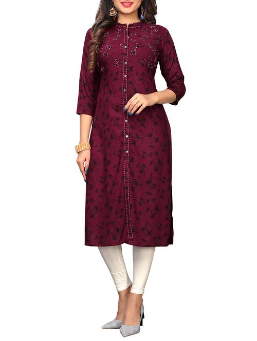 kaantha straight kurta - 20456536 - Very Small Image - 1