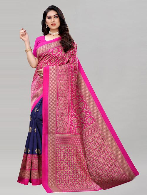 self design printed saree - 20456904 - Very Small Image - 1
