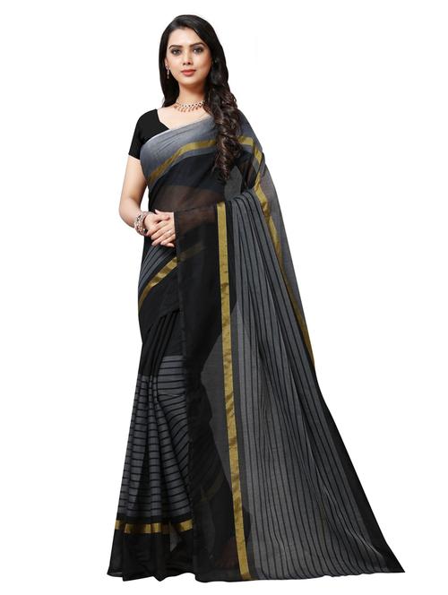 self design solid saree - 20457310 - Very Small Image - 1