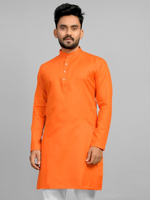 solid straight long kurta - 20457375 - Very Small Image - 1