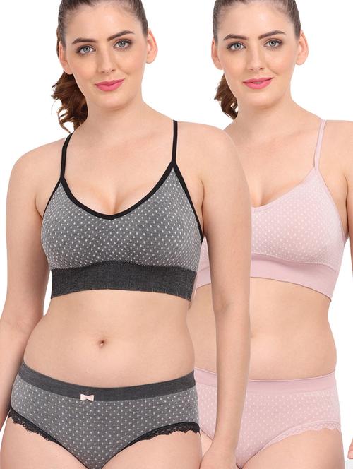 pack of 2 bra and panty set - 20459585 - Very Small Image - 1