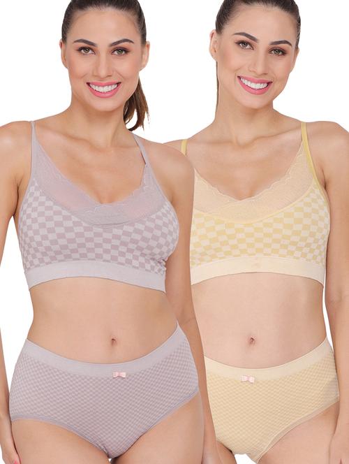 pack of 2 bra and panty set - 20459613 - Very Small Image - 1