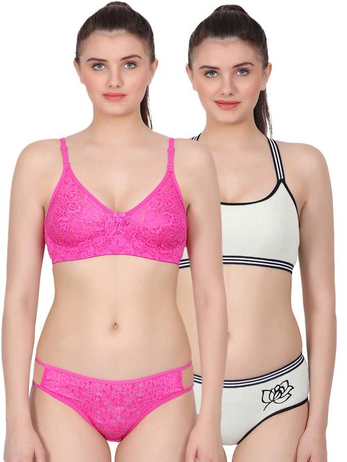 pack of 2 bra and panty set - 20459696 - Very Small Image - 1
