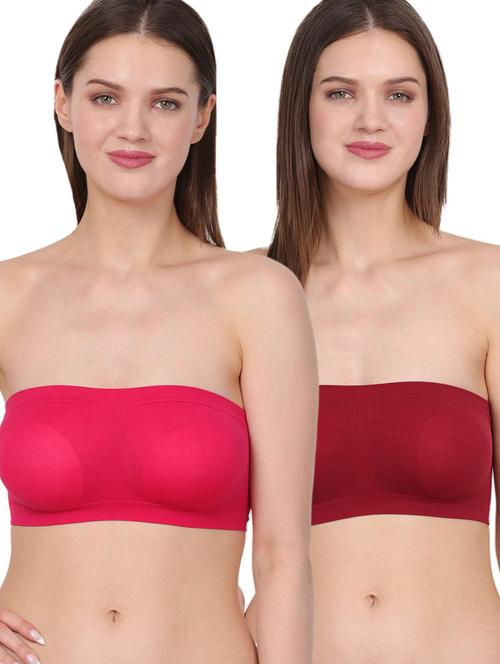pack of 2 solid tube bras - 20460553 - Very Small Image - 1