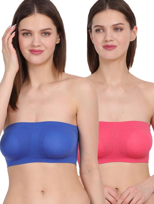 pack of 2 solid tube bras - 20460566 - Very Small Image - 1