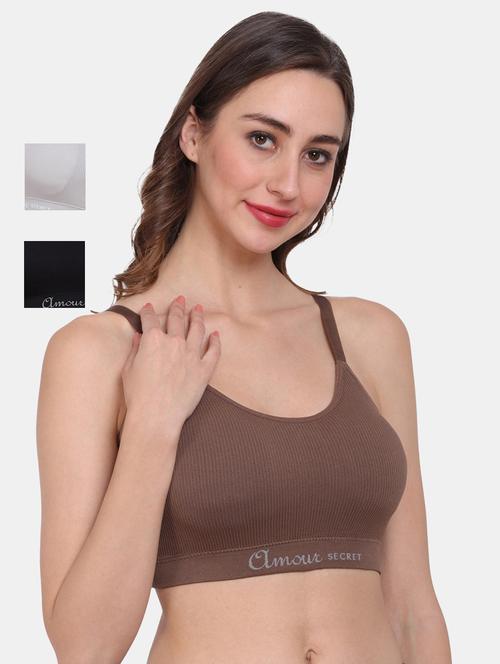 women multi color pack of bra (combos) - 20461218 - Very Small Image - 1