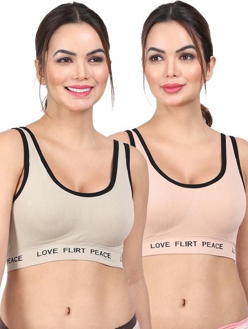 pack of 2 sports bra - 20461237 - Very Small Image - 1