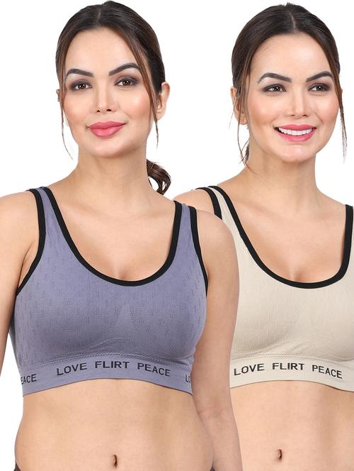 pack of 2 sports bra - 20461273 - Very Small Image - 1