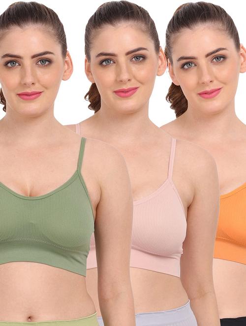 women multi color pack of bra (combos) - 20461447 - Very Small Image - 1