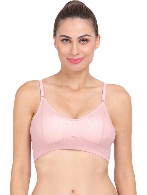 pink solid sports bra - 20461616 - Very Small Image - 1