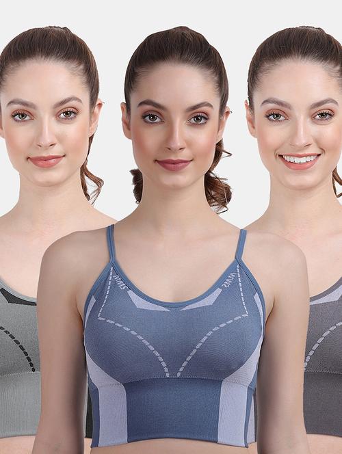 pack of 3 sports bra - 20461680 - Very Small Image - 1