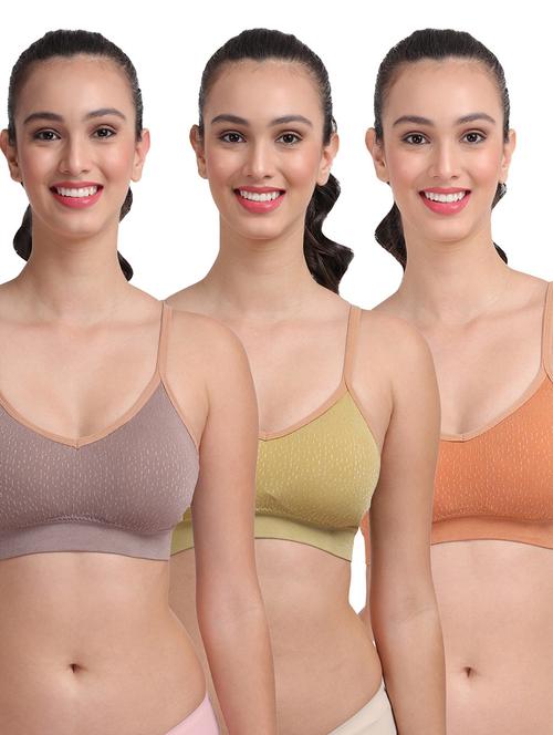 women multi color pack of bra (combos) - 20461759 - Very Small Image - 1