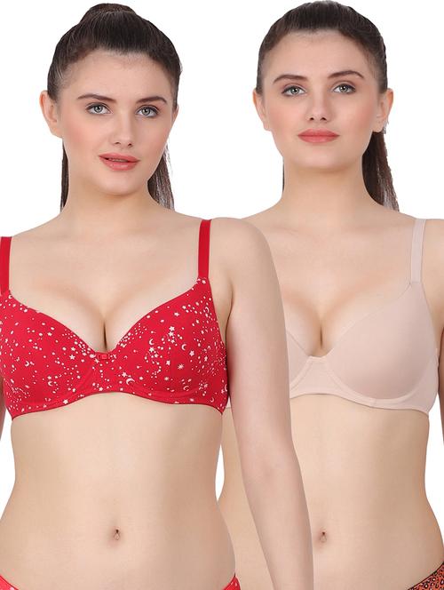 women multi color pack of bra (combos) - 20462781 - Very Small Image - 1