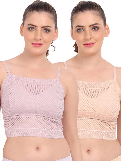 pack of 2 multi colored bralette - 20462959 - Very Small Image - 1