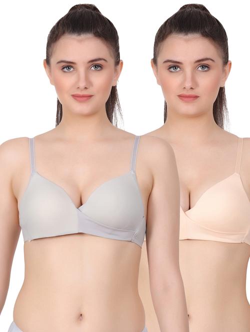pack of 2 multi colored bra - 20463045 - Very Small Image - 1