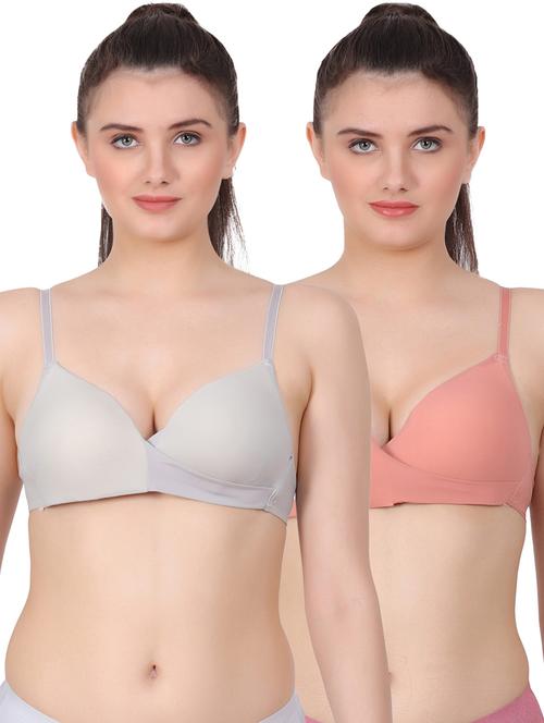pack of 2 multi colored bra - 20463056 - Very Small Image - 1