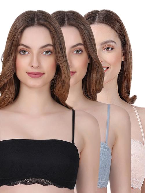 women's pack of 3 tube bra - 20463602 - Very Small Image - 1