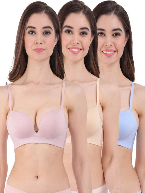women multi color pack of bra (combos) - 20463646 - Very Small Image - 1
