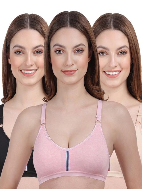 women multi color pack of bra (combos) - 20463876 - Very Small Image - 1
