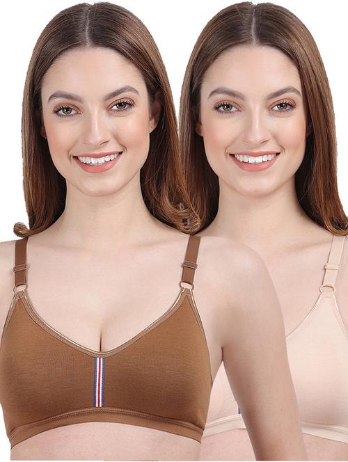 pack of 2 multi colored bra - 20463937 - Very Small Image - 1