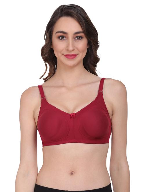 women's maroon minimizer bra - 20464380 - Very Small Image - 1