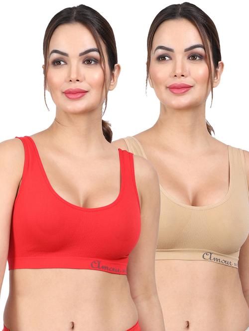 pack of 2 sports bra - 20464673 - Very Small Image - 1