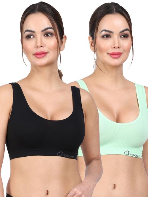 pack of 2 sports bra - 20464768 - Very Small Image - 1