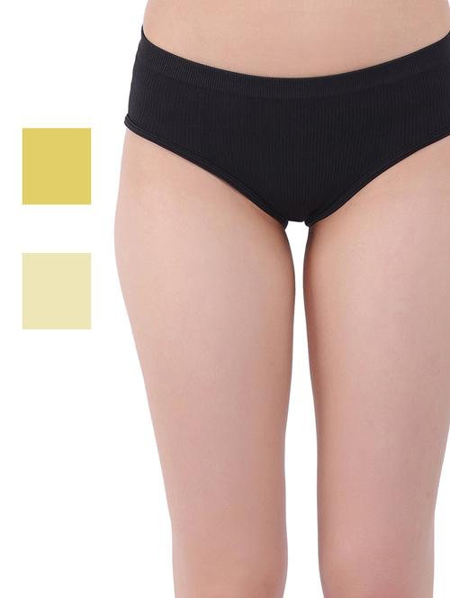 women pack of 3 solid hipster panties - 20466361 - Very Small Image - 1