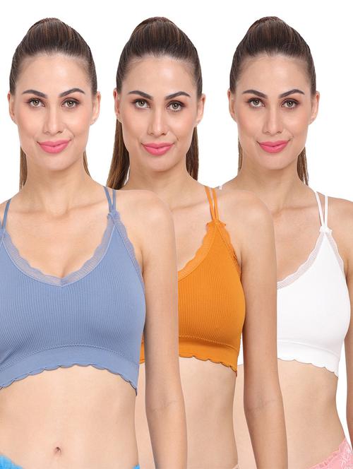 women multi color pack of bra (combos) - 20466932 - Very Small Image - 1