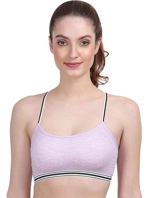 purple nylon sports bra - 20467143 - Very Small Image - 1