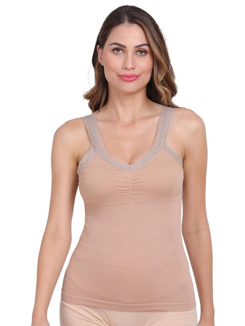 beige solid camisole - 20467384 - Very Small Image - 1