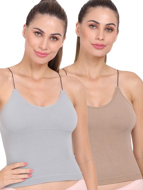 pack of 2 multi colored camisole - 20467391 - Very Small Image - 1