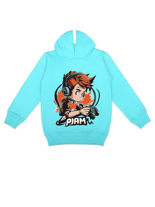 boys hooded graphic printed regular sweatshirt - 20468378 - Very Small Image - 1
