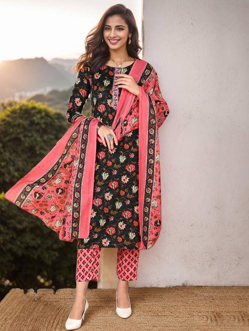 floral printed suit set - 20468927 - Very Small Image - 1