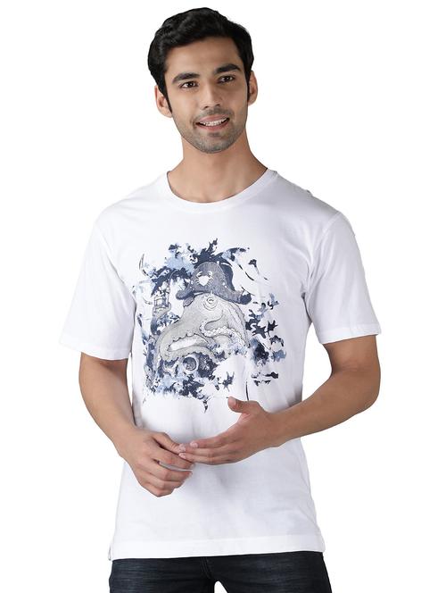 men's graphic front print t-shirt - 20469097 - Very Small Image - 1