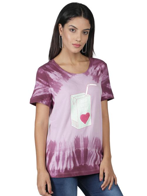 women's all over print round neck t-shirt - 20469140 - Very Small Image - 1