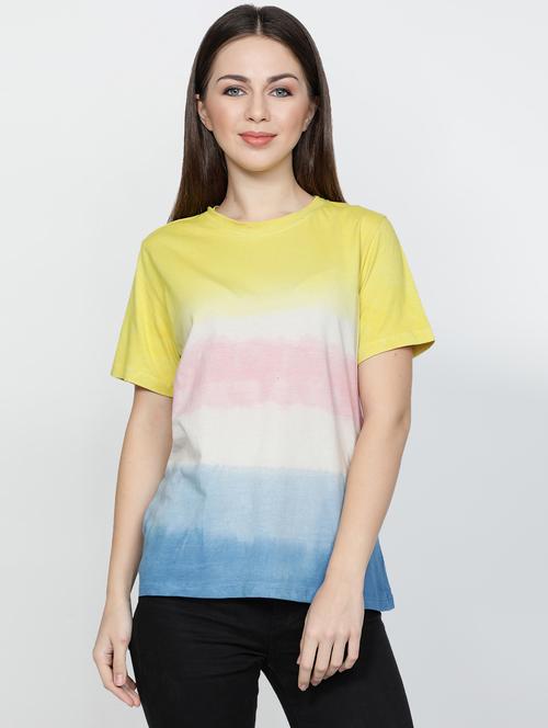 multi colored ombre regular t-shirt - 20469147 - Very Small Image - 1