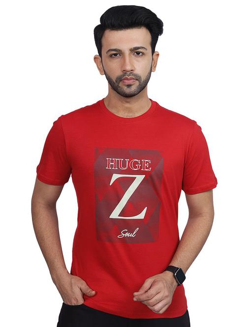 men typography print cotton t-shirt - 20469478 - Very Small Image - 1