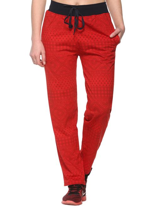 red printed mid rise pajama - 20472631 - Very Small Image - 1