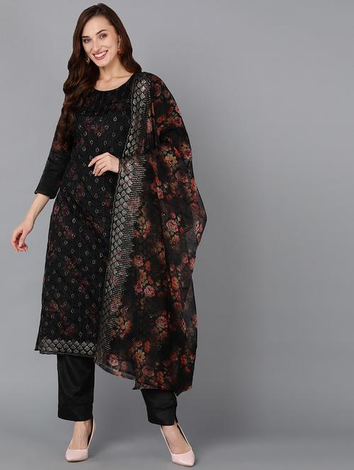 floral printed suit set - 20473345 - Very Small Image - 1